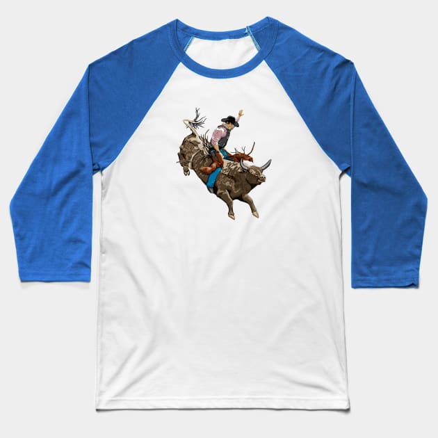 Cowboy Baseball T-Shirt by rlnielsen4